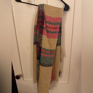 Plaid Woven Scarf/Shawl/Wrap